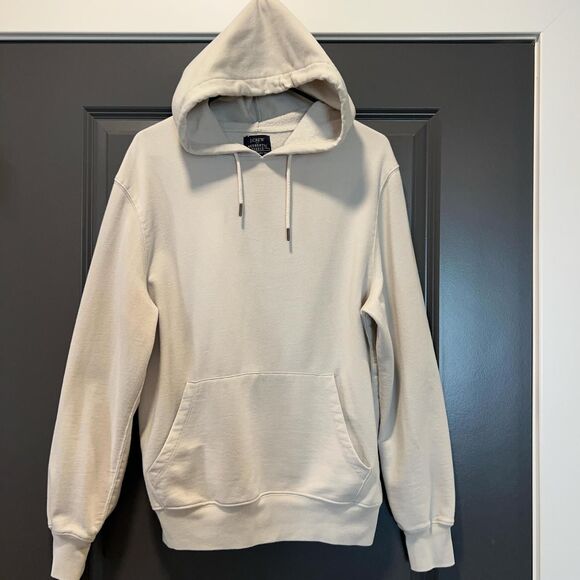 J. Crew Other - JCrew hoodie in off white mens size M